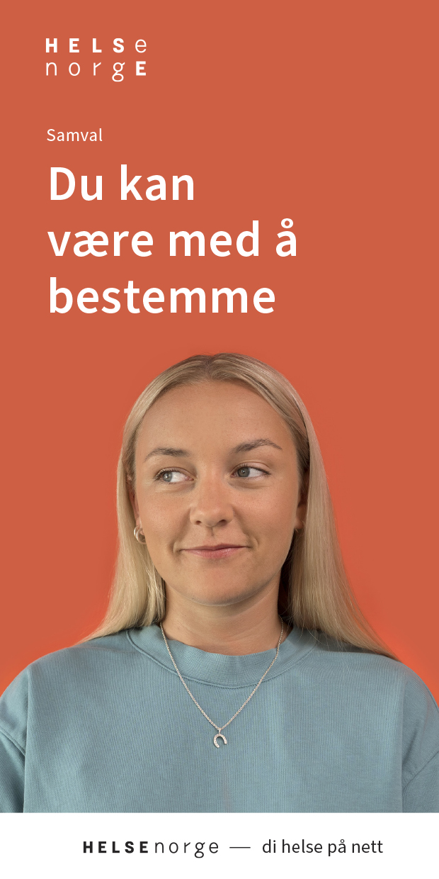 Bilde av forsiden på samvalgsbrosjyren på nynorsk